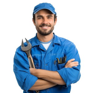 mktperinola_Happy_Mechanic_with_tools_dressed_in_blue_uniform_p_fcb1c125-529a-4023-8201-cbfde71e2147